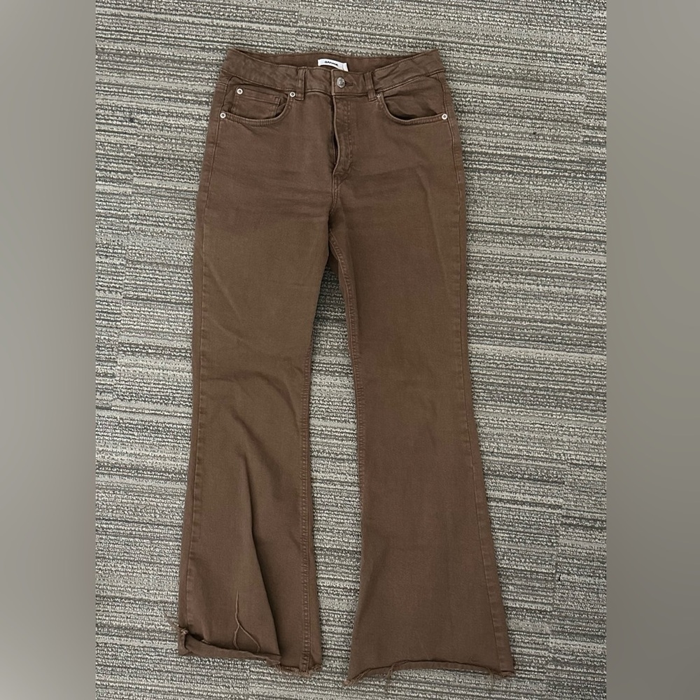 Mid Rise Flare Jeans